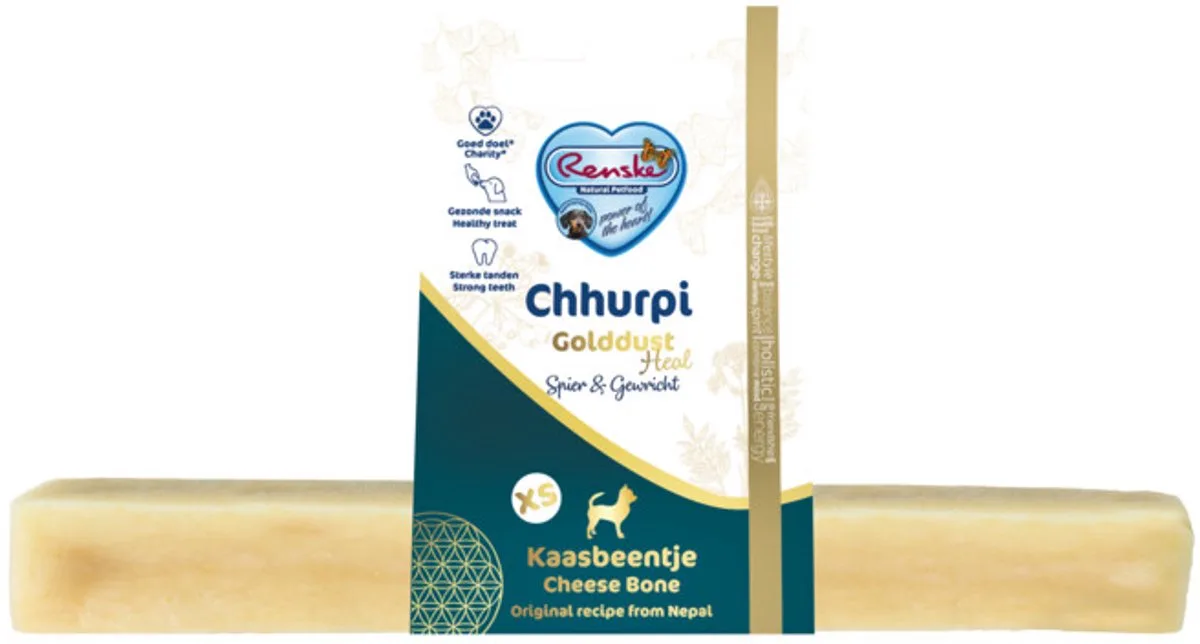 Chhurpi Golddust Heal Spier en Gewricht XS - 10 x 27 gr - Voordeelverpakking från Renske – produktbild