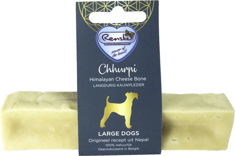 Chhurpi Kauwkluif Melk - Hondensnacks - L Geschikt Voor Alle Rassen En Leeftijden by Renske – product photo