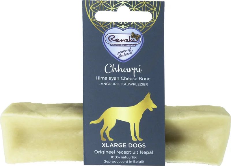 Chhurpi Kauwkluif Melk - Hondensnacks - Xl Geschikt Voor Alle Rassen En Leeftijden by Renske – product photo