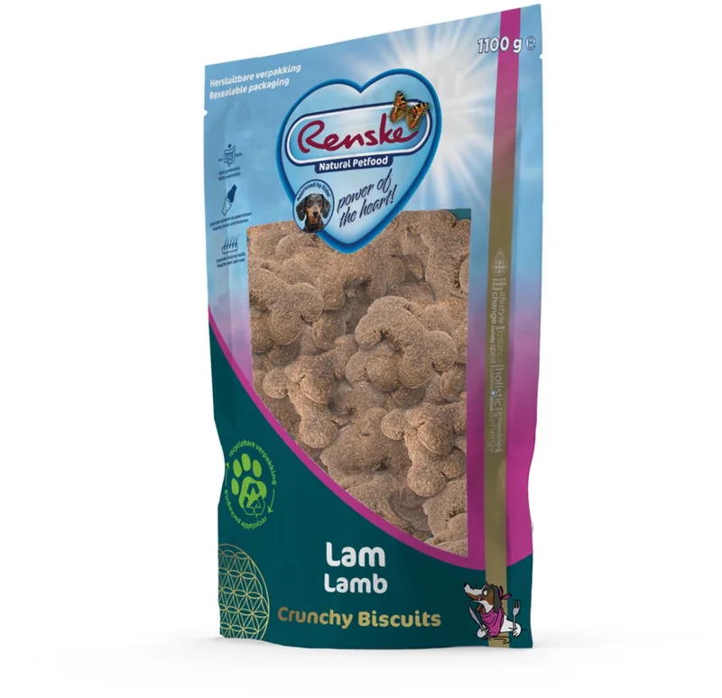 Gezonde Beloning Crunchy Hondensnack Lam - 4 x 1100 gr - Voordeelverpakking von Renske – Produktfoto