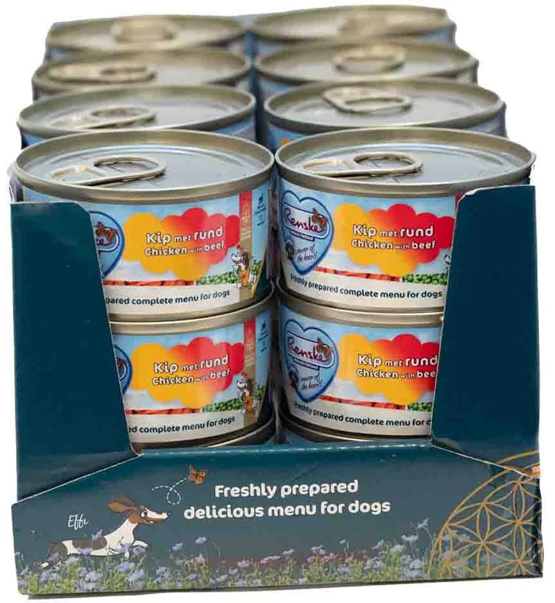 HOND VERS VLEES KIP / RUND 24X95 GR de Renske – photo produit