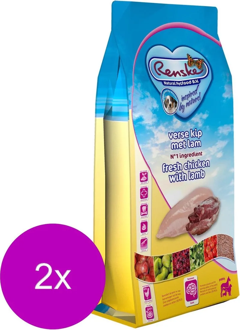 Puppy - Hondenvoer - 2 x 12 kg de Renske – photo produit