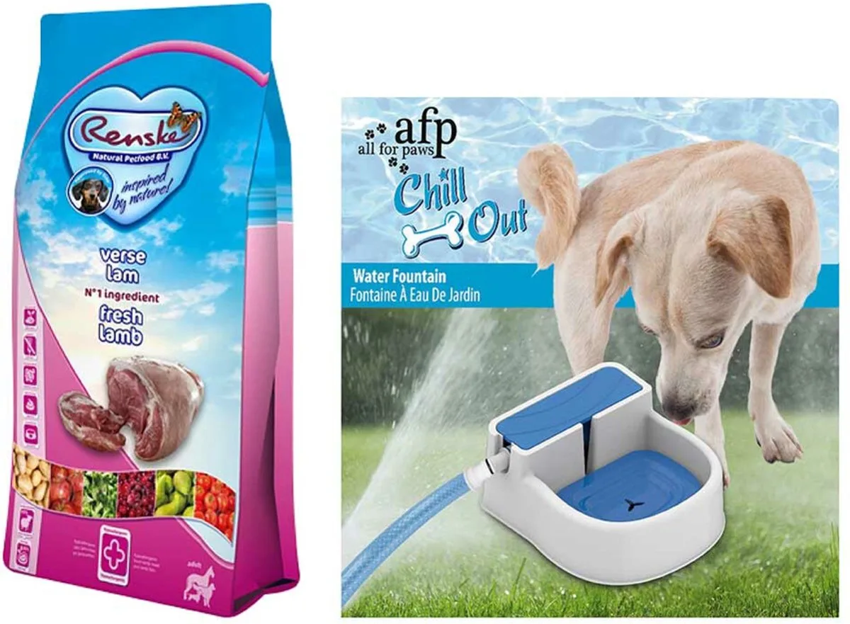 Super Premium Adult Lam Graanvrij & Afp Waterbak Pakket van Renske – productfoto