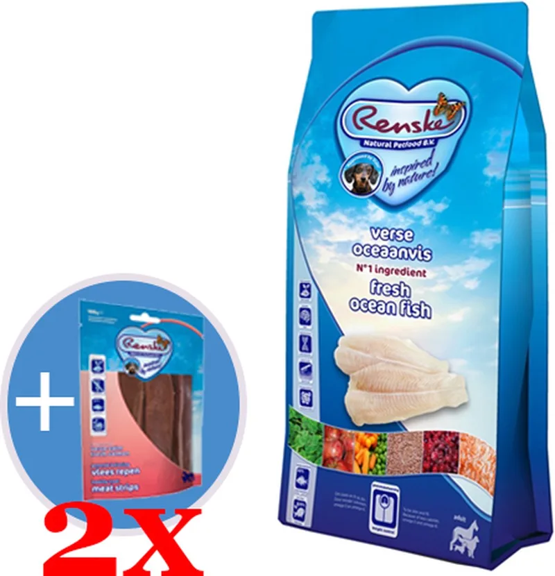 super premium adult oceaanvis hondenvoer 12 kg fra Renske – produktbillede