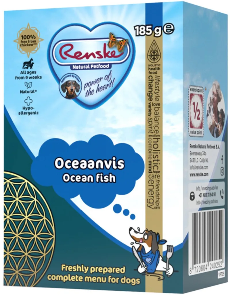 Vers - Tetrapack 185 g - Hondenvoer - Oceaanvis von Renske – Produktfoto