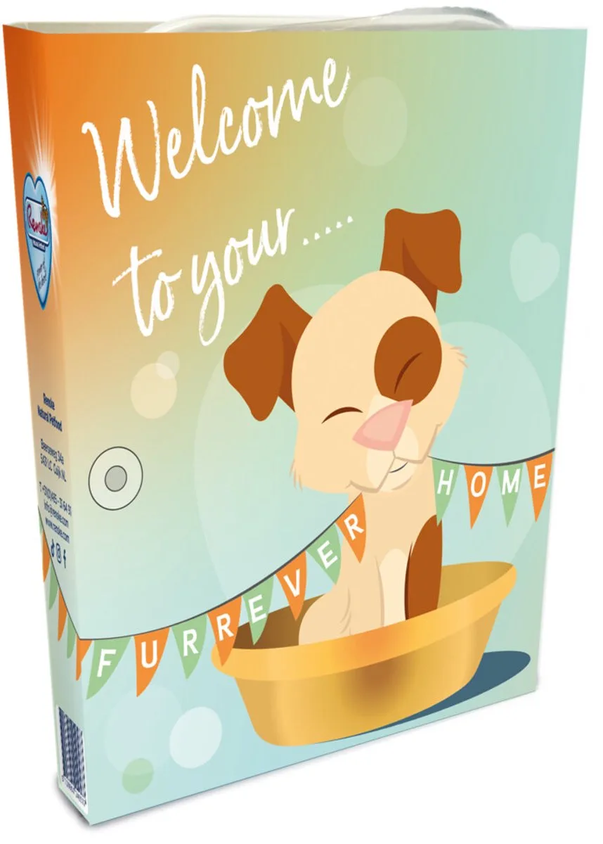 Woef Gift Adoptie / Welcome Home - 10 x - Voordeelverpakking von Renske – Produktfoto