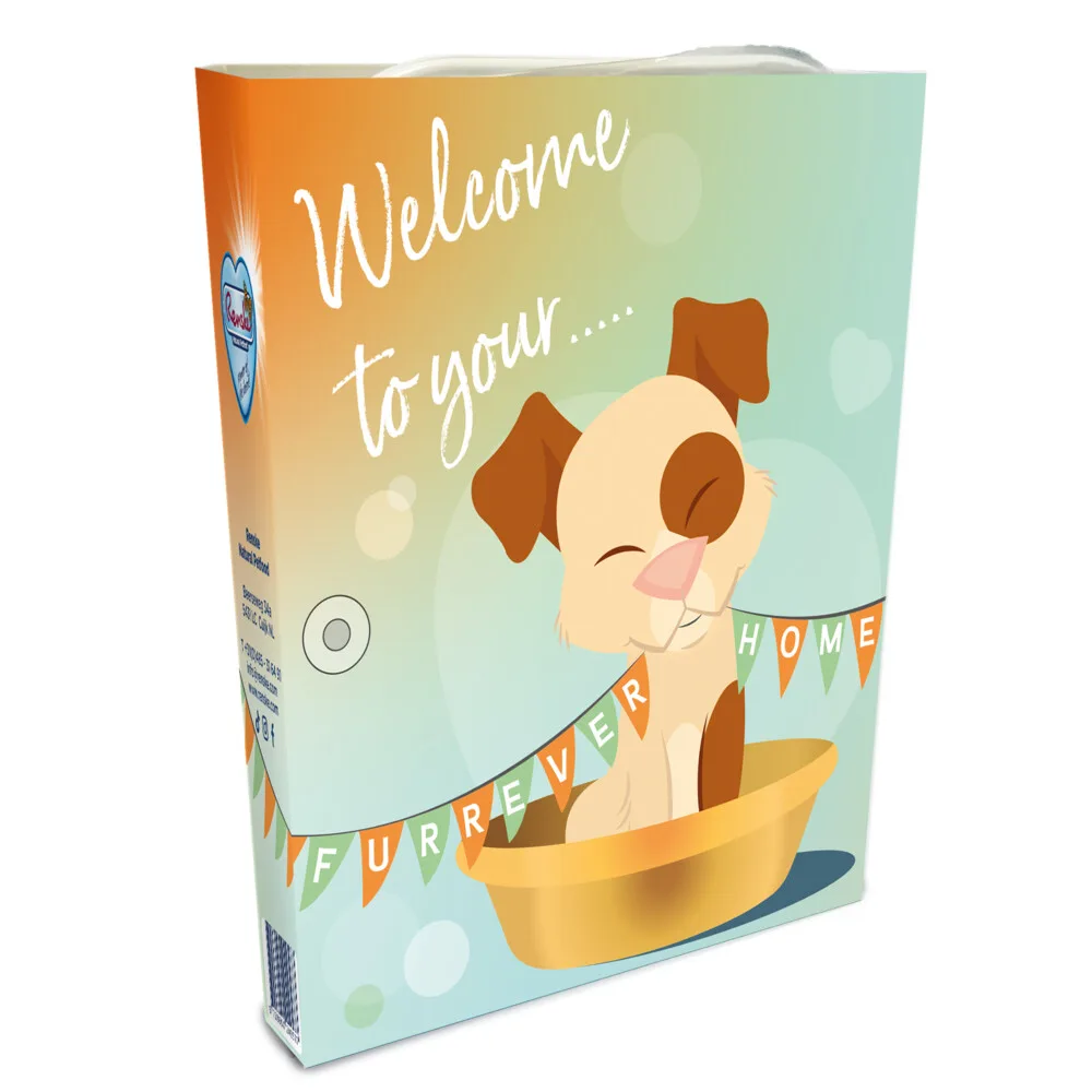 Woef Gift Adoptie / Welcome Home van Renske – productfoto