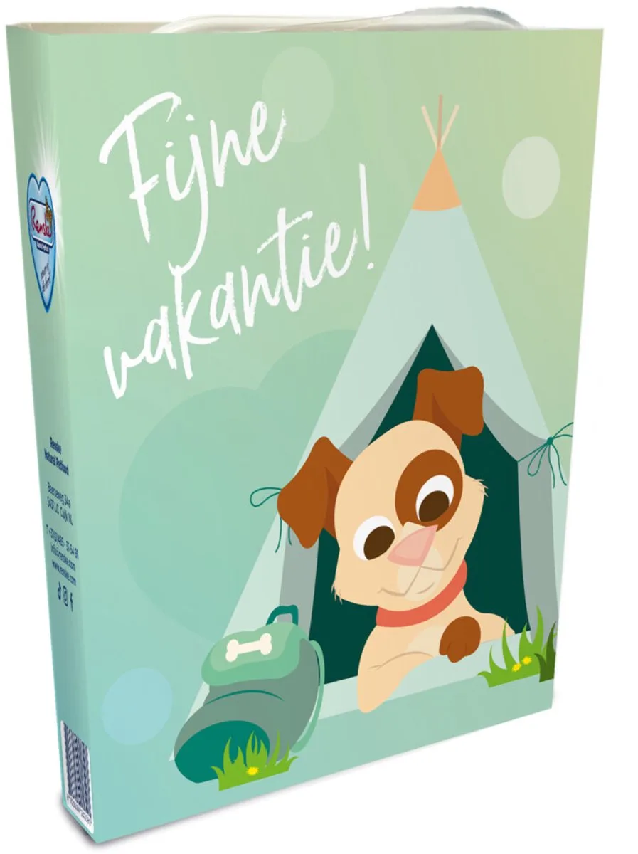 Woef Gift Fijne Vakantie (Neutraal) - 10 x - Voordeelverpakking van Renske – productfoto