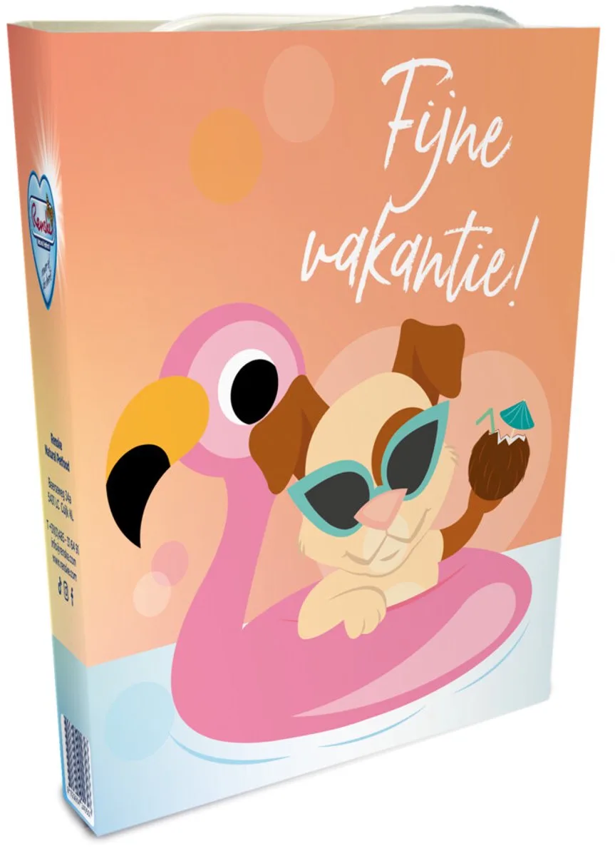 Woef Gift Fijne Vakantie (Zonvakantie) - 10 x - Voordeelverpakking van Renske – productfoto