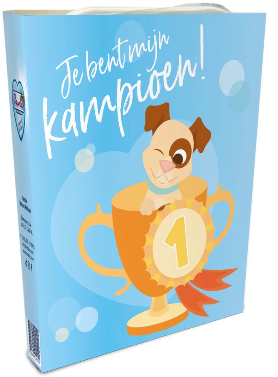 Woef Gift Je Bent Mijn Kampioen - 10 x - Voordeelverpakking van Renske – productfoto