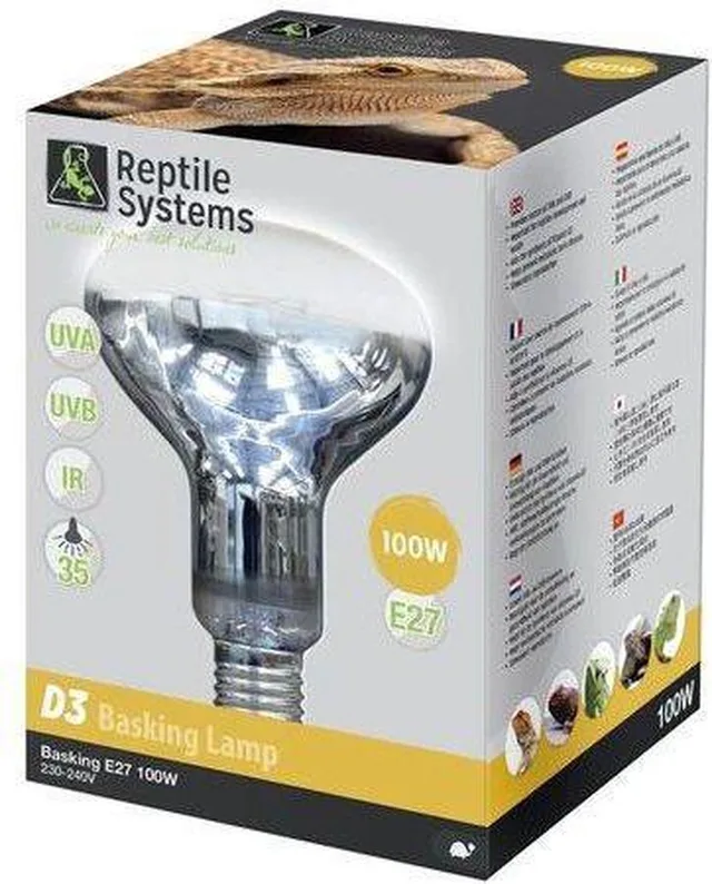 AS Reptiel D3 Basking Lamp 100W