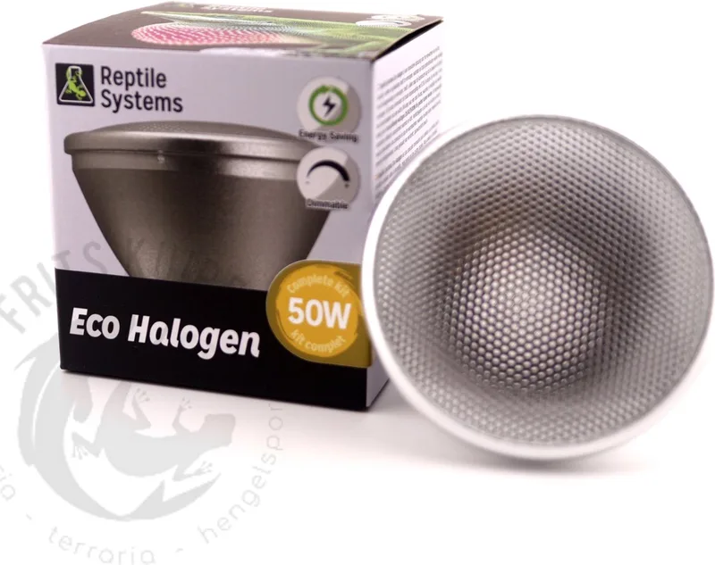Eco Halogen Spot 50w - Terrarium Halogeen Lamp de Reptile Systems en Blanc – photo produit