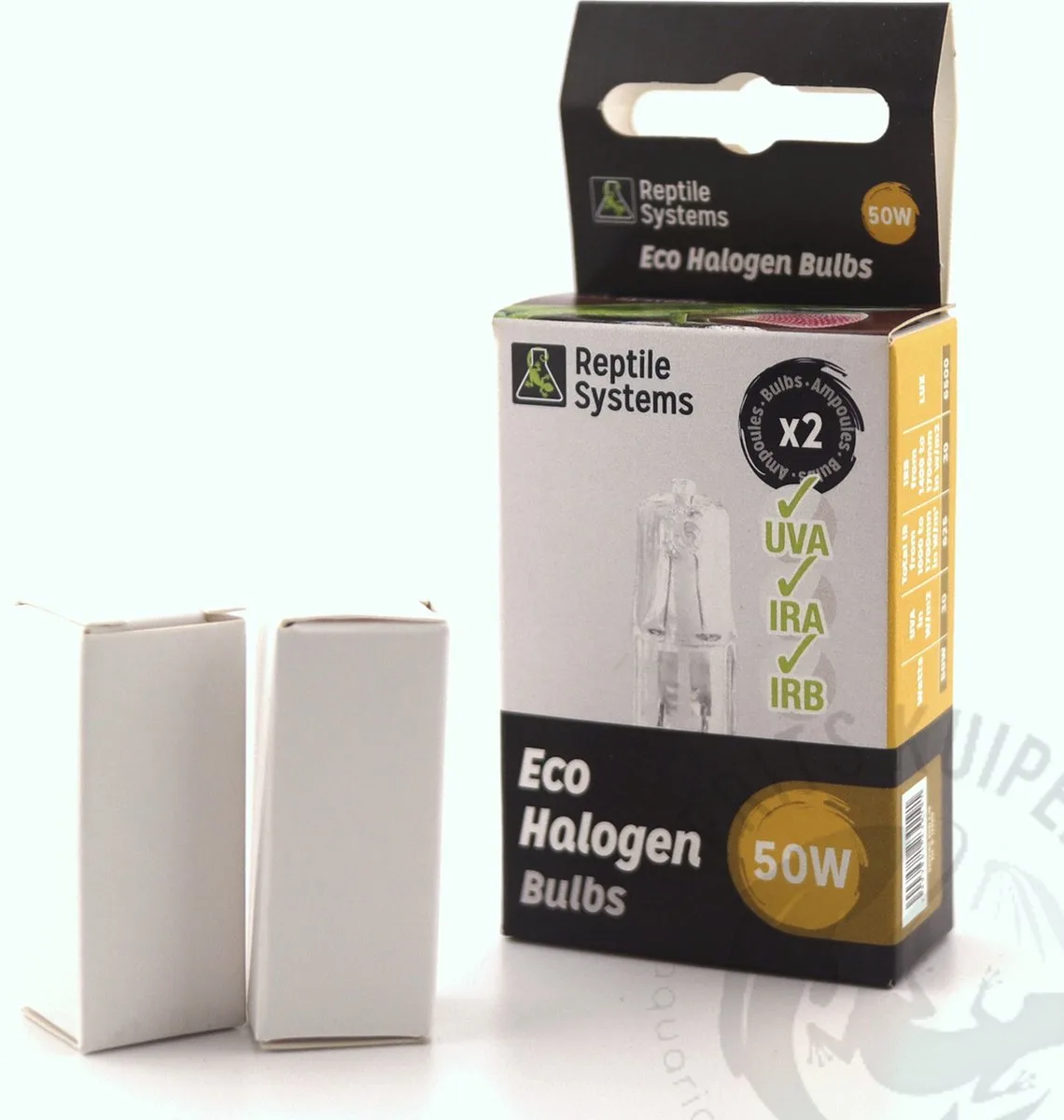 Eco Halogen Spot Vervanglampjes 50w 2st van Reptile Systems in Wit – productfoto
