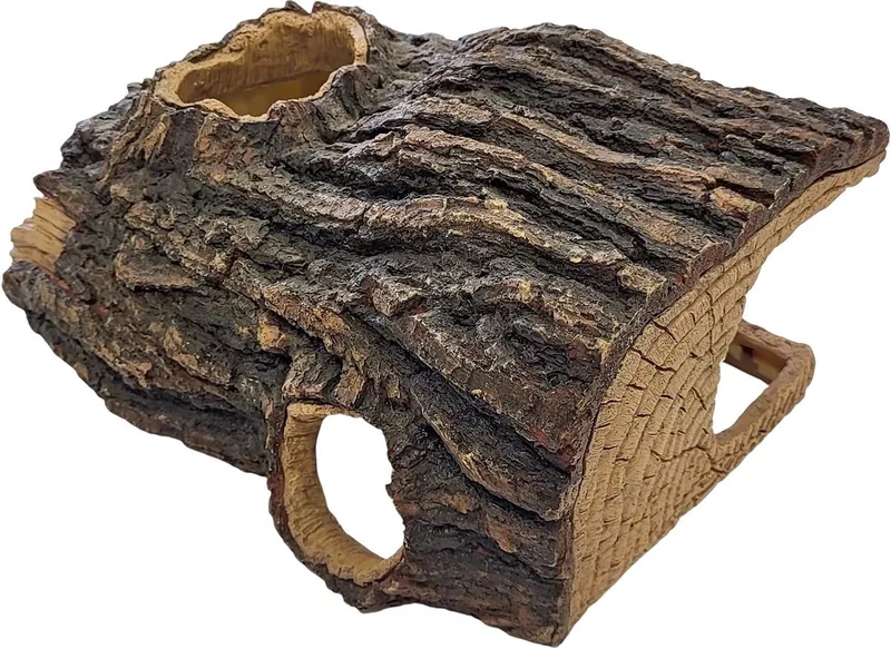 Deco Half Tree halve boomstam schuilplaats 22 x 30 x 15 cm terrarium by Repto – product photo