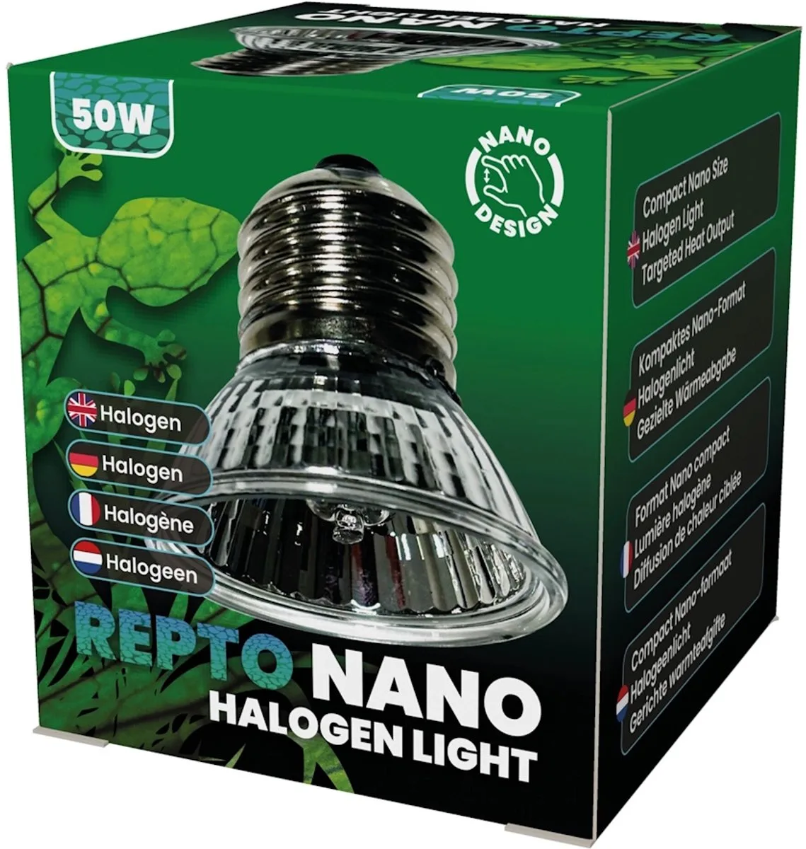 Nano Halogen Light - Halogeen Warmte Lamp fra Repto i Color – produktbillede