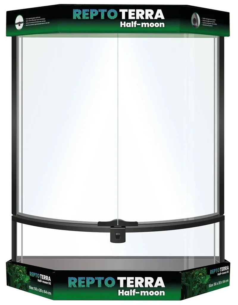 Terrarium Halfmoon 56x28x64cm de Repto – photo produit