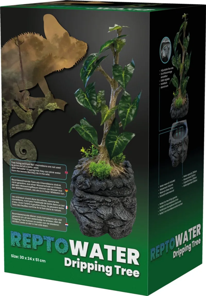 Water Dripping Tree - Druppelaar Terrarium by Repto in Color – product photo