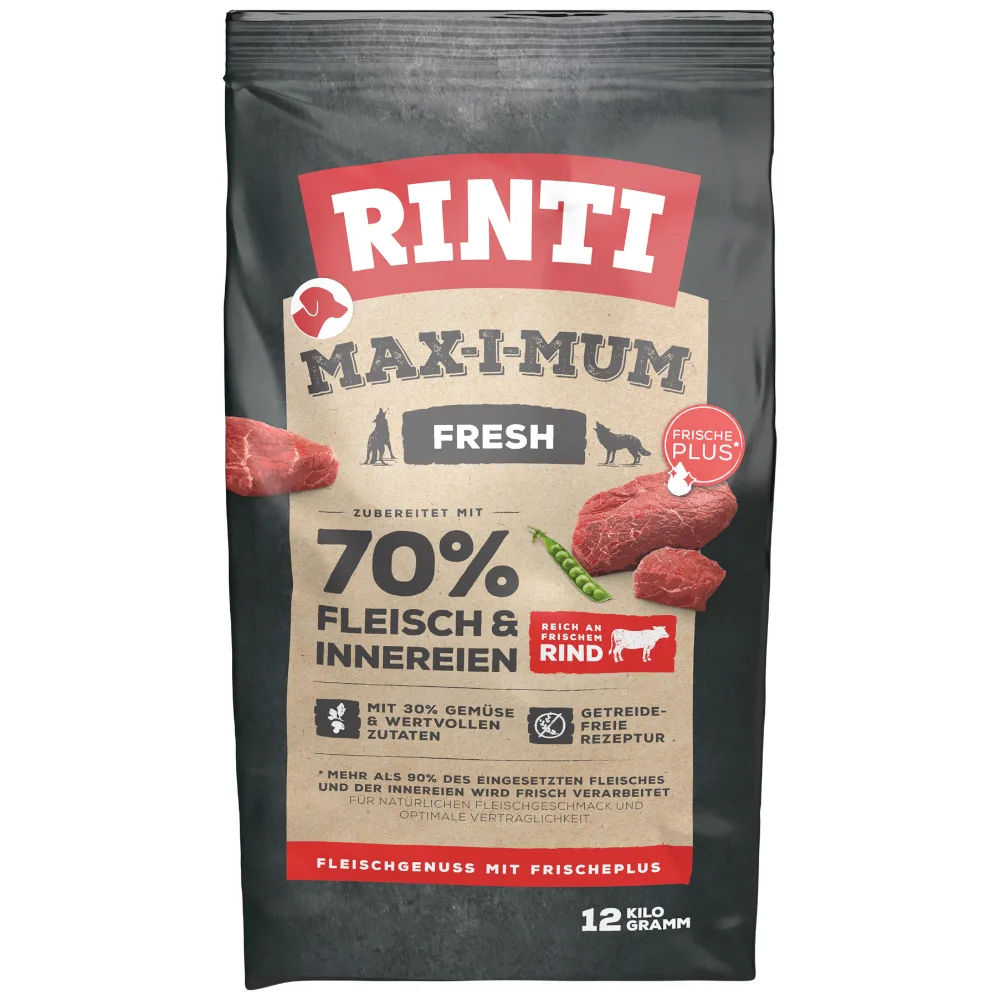 12kg Max-i-mum Rund RINTI Hondenvoer van Rinti – productfoto