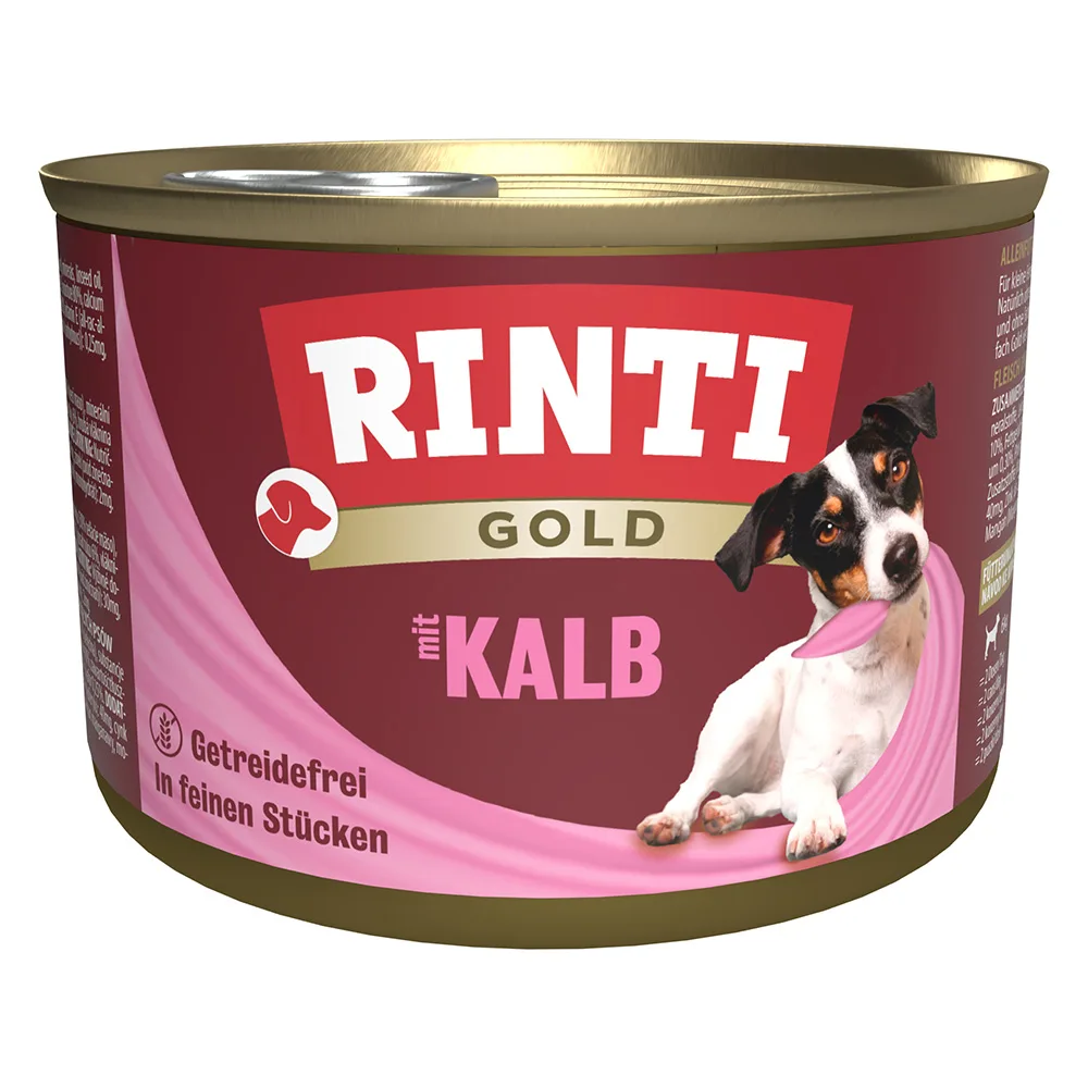 12x185g Rinti Gold Kalf Hondenvoer by Rinti – product photo