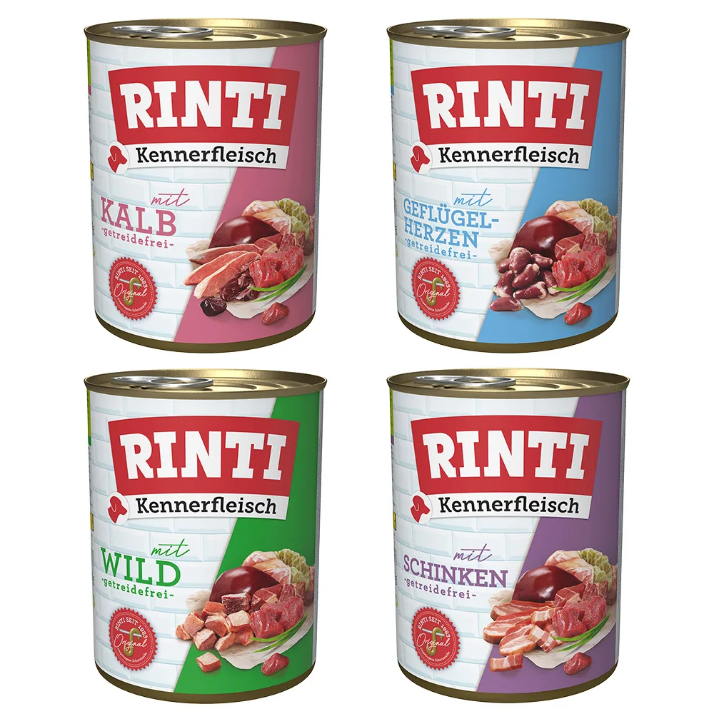12x800g Kennerfleisch Mix 1 RINTI Hondenvoer by Rinti – product photo