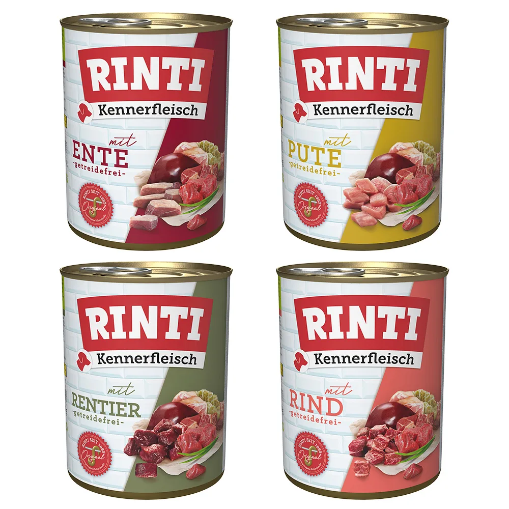 12x800g Kennerfleisch Mix 2 RINTI Hondenvoer by Rinti – product photo