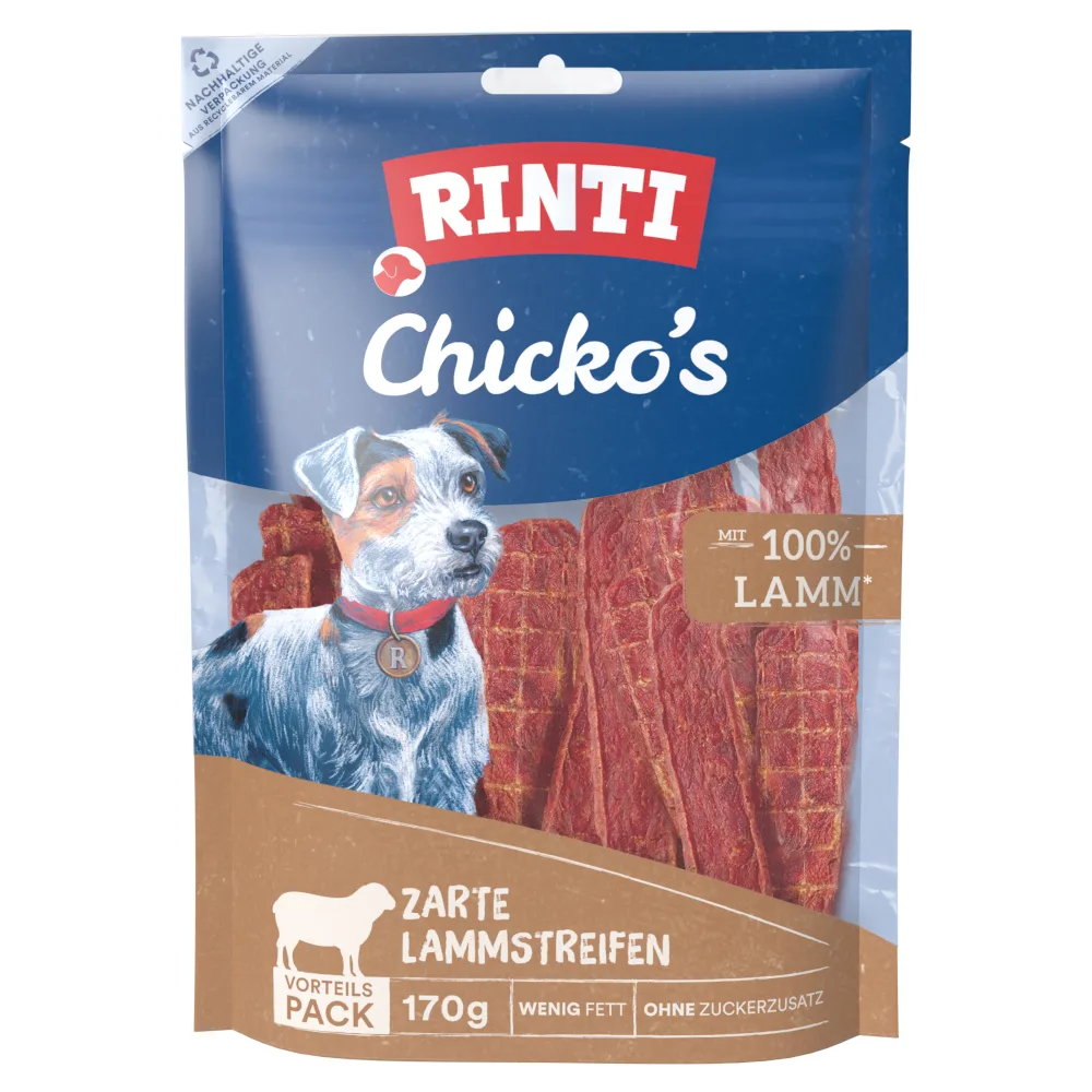 170g Rinti Chicko Lam Hondensnacks by Rinti – product photo