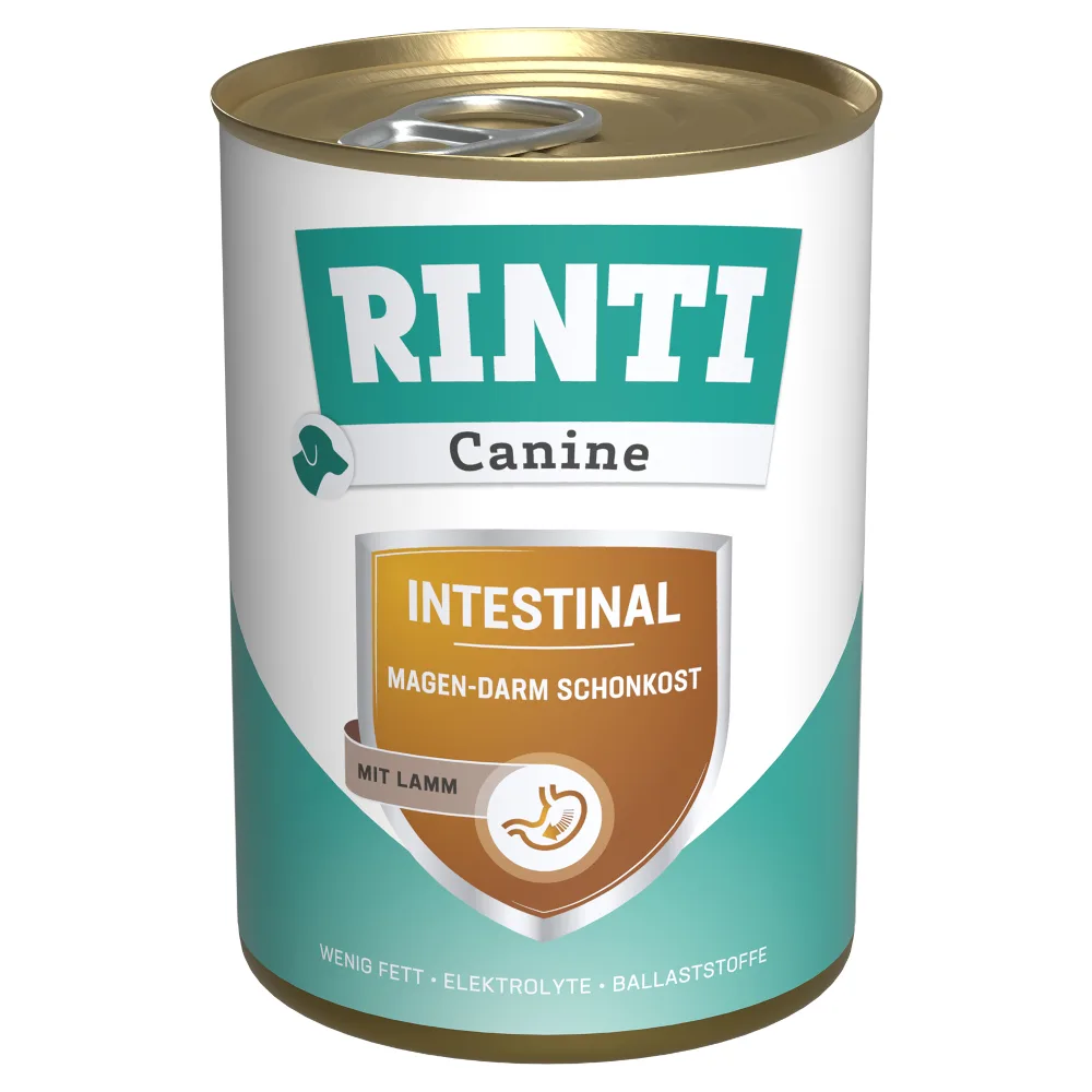 24x400g RINTI Canine Intestinal met Lam hondenvoer nat van Rinti – productfoto