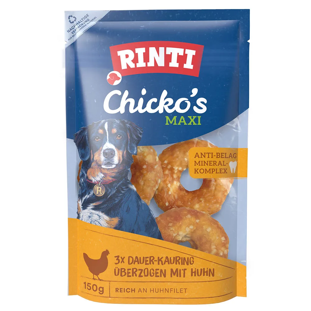 3x50g Chicko Duurzame Kauwringen Groot RINTI Hondensnacks by Rinti – product photo