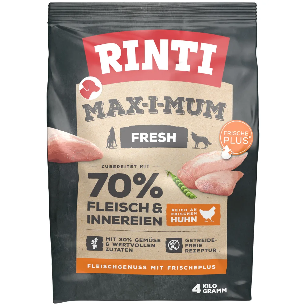 4 kg Rinti Max-i-mum kip Hondenvoer von Rinti – Produktfoto