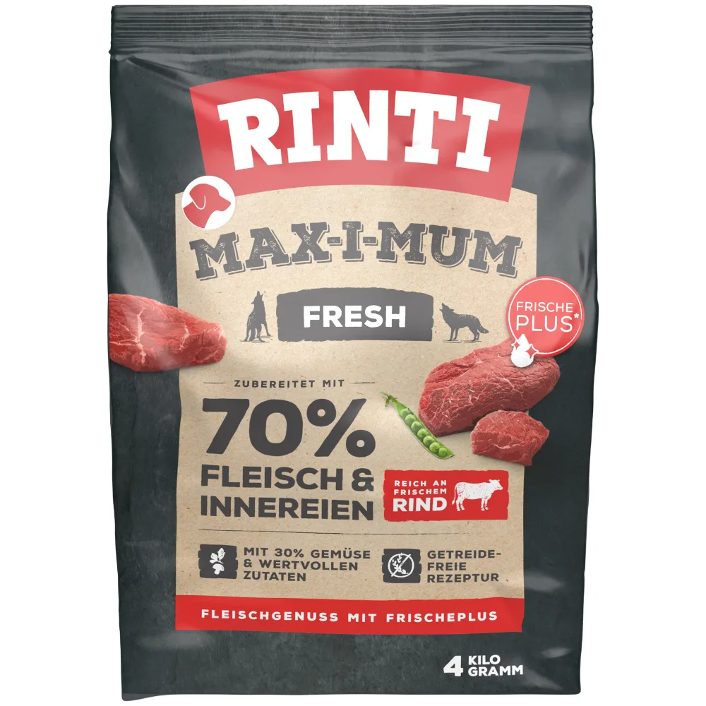 4kg Max-i-mum Rund RINTI Hondenvoer von Rinti – Produktfoto