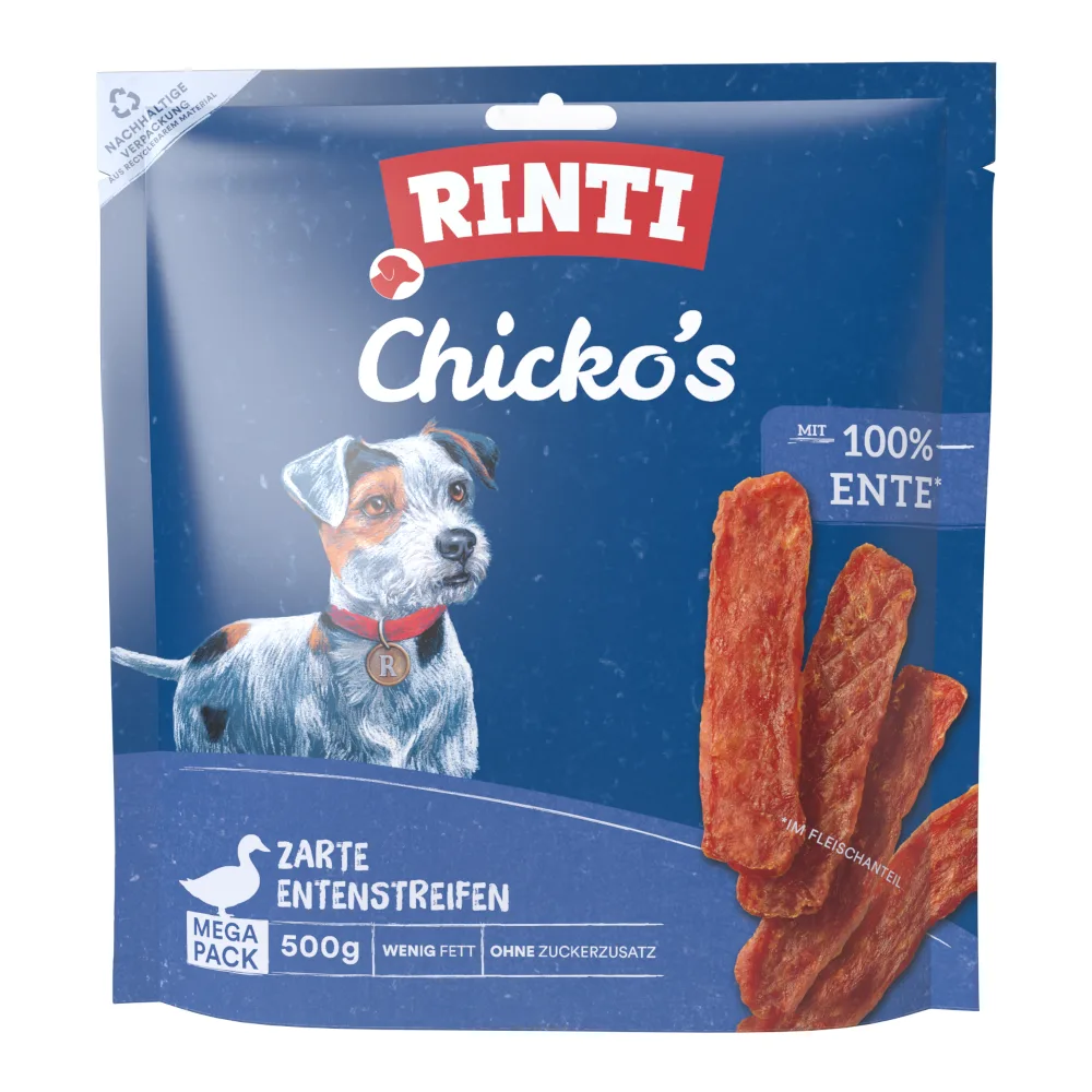 500g Rinti Chicko Eend Hondensnacks by Rinti – product photo
