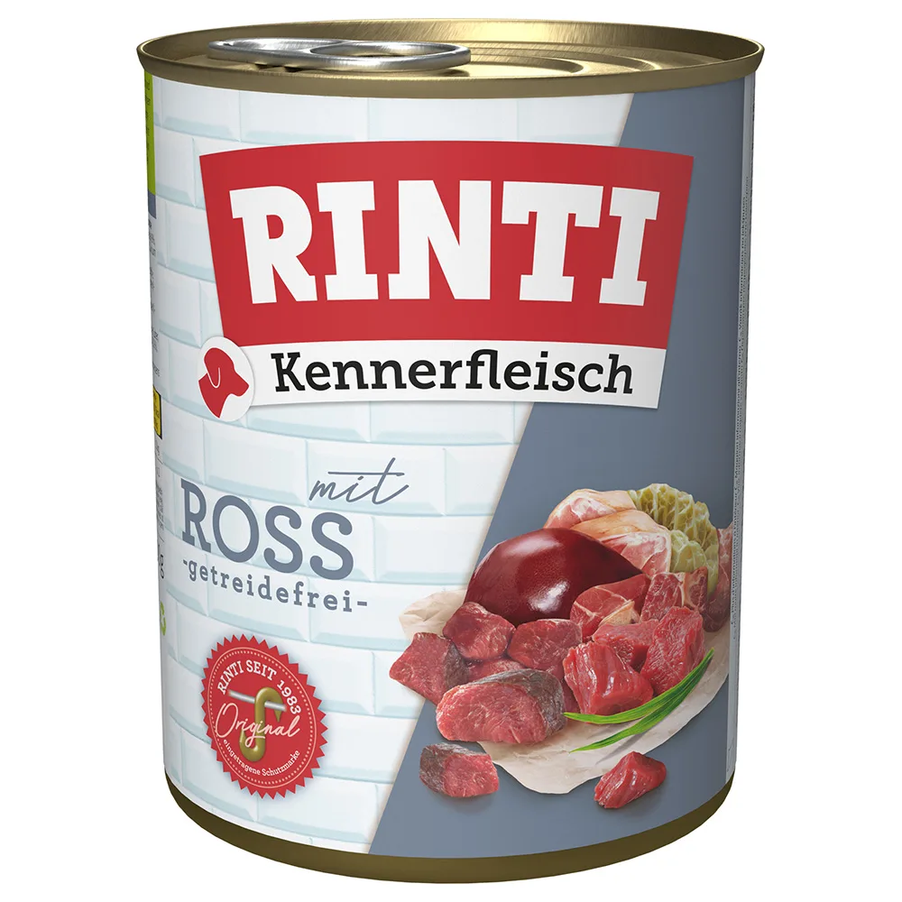 800g RINTI Kennerfleisch met Paard hondenvoer nat van Rinti – productfoto