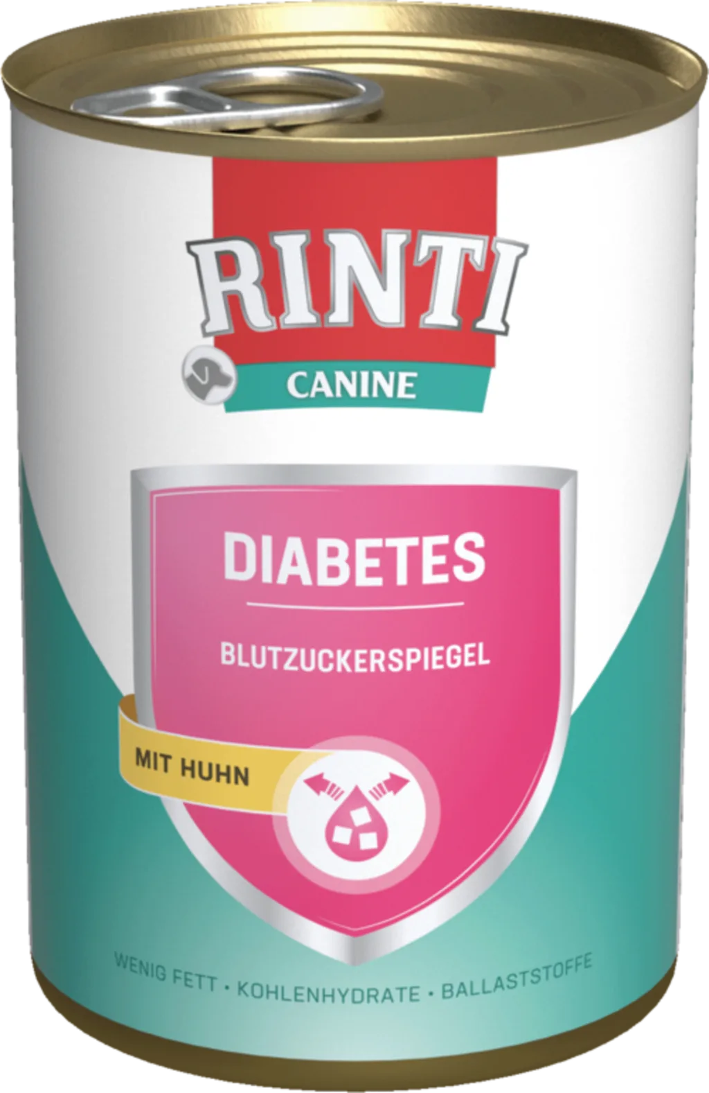 CANINE Diabetes Huhn - 400 g van Rinti – productfoto