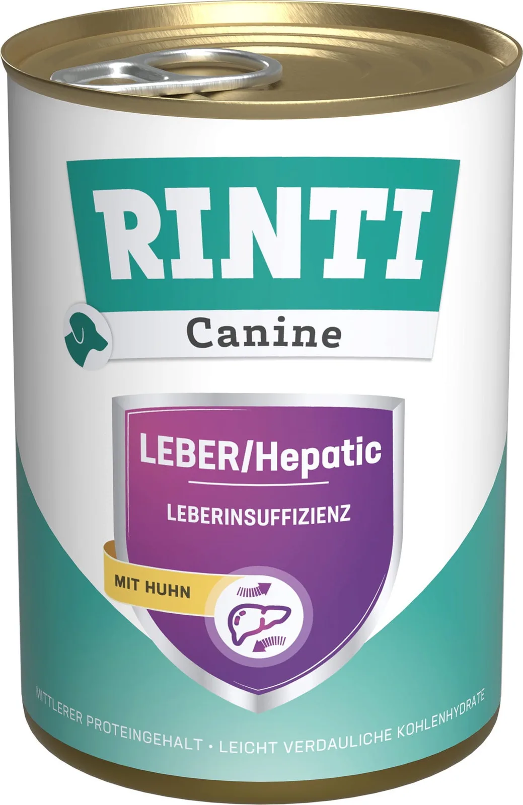 CANINE Leber/Hepatic Huhn - 400 g von Rinti – Produktfoto