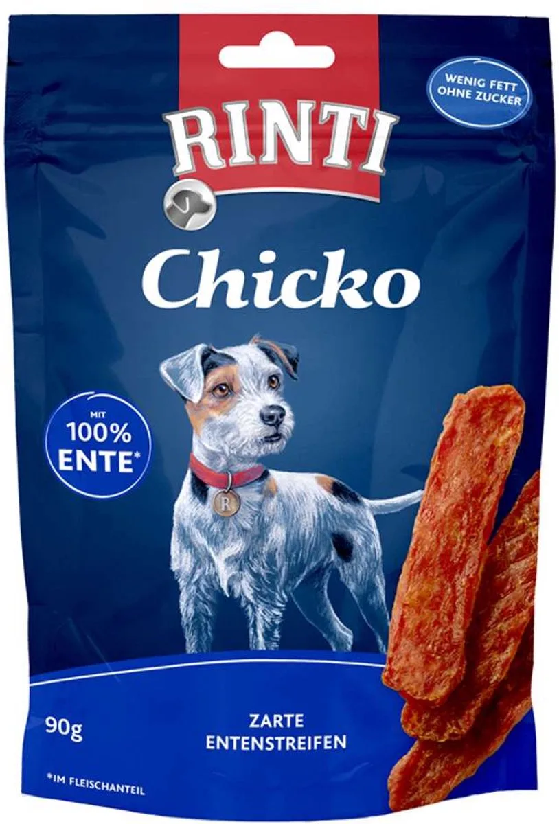 Chicko eendenreepjes - 12x90g van Rinti – productfoto