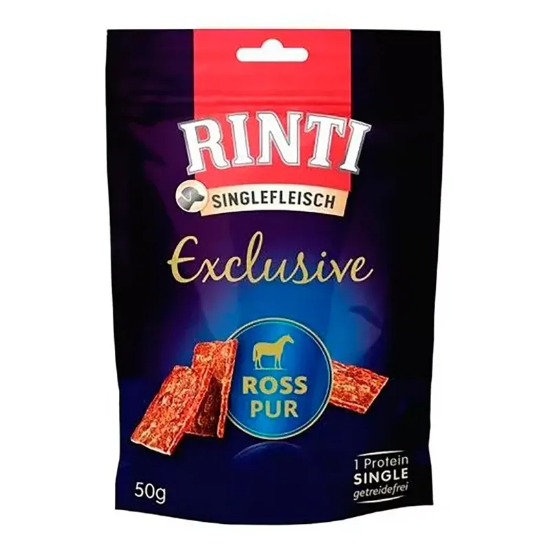 Exclusieve Hondensnack Met Paard 50g by Rinti – product photo