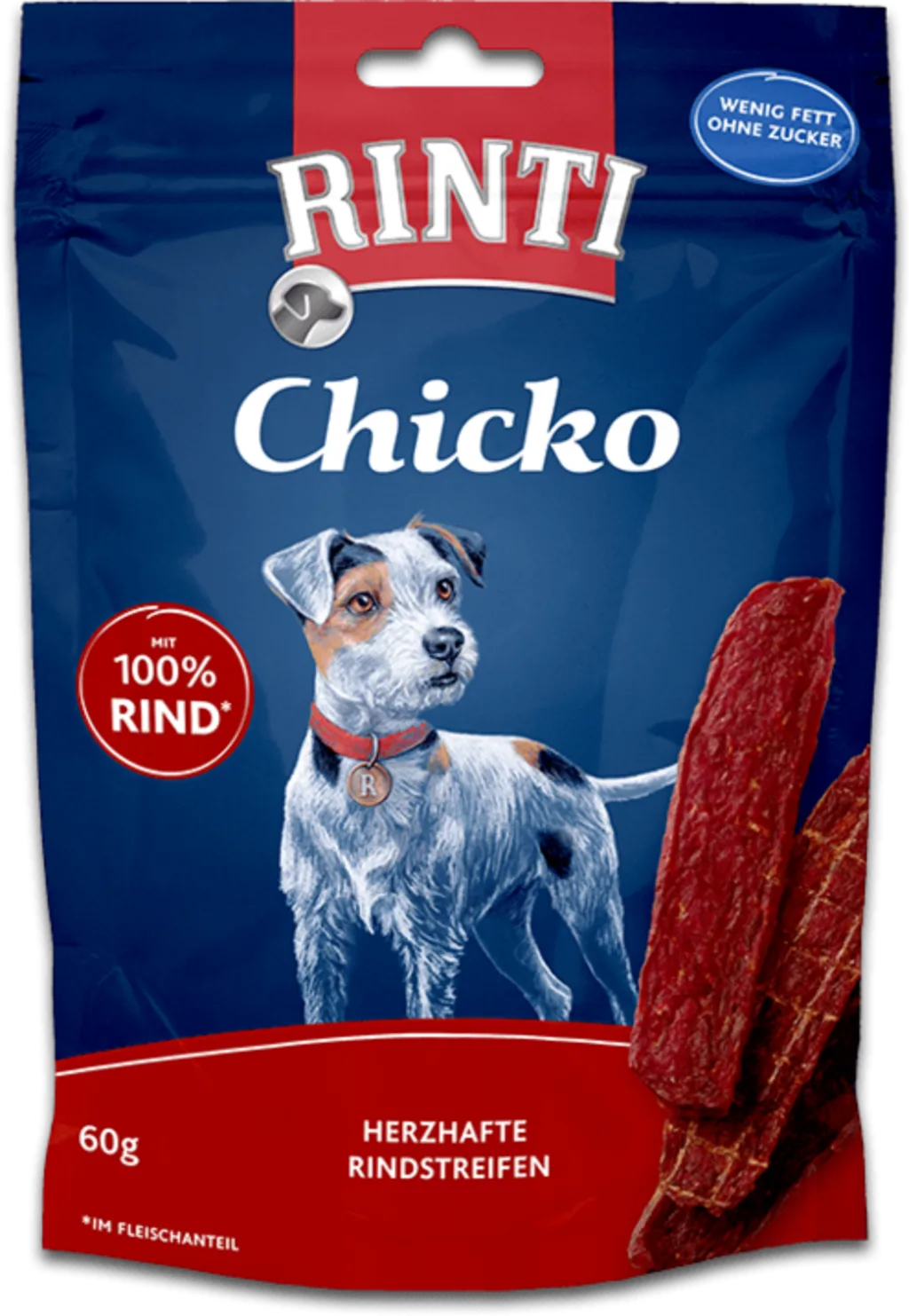 Extra Chicko 60 g, rund van Rinti – productfoto