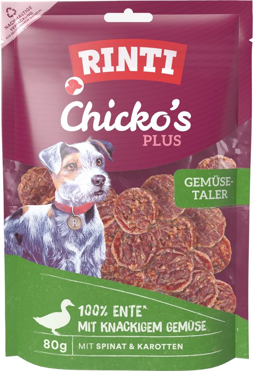 Extra Chicko Plus 12x80g - Groentebouillon met eend by Rinti – product photo