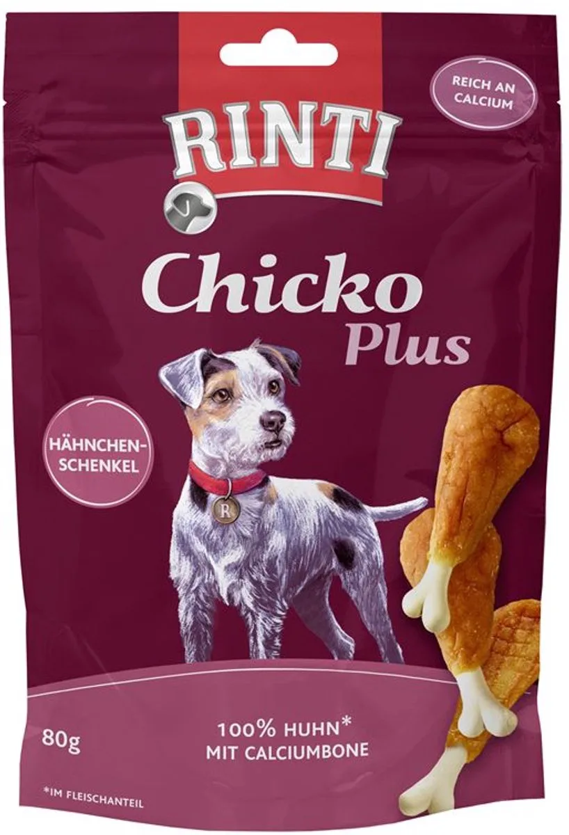 Extra Chicko Plus 12x80g - Kippendij by Rinti – product photo