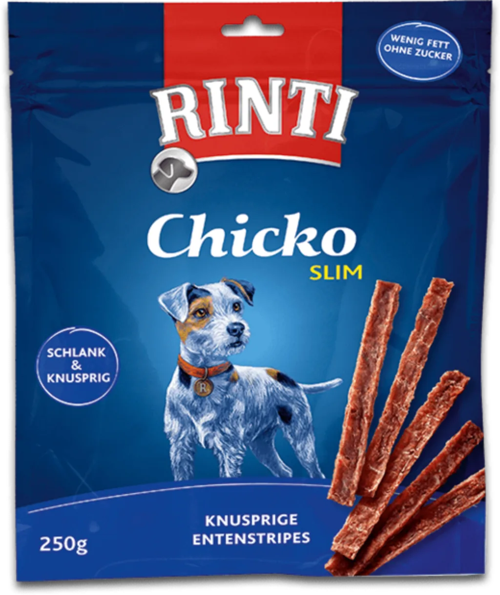 Extra Chicko Slim eend voorraadpak snack 250g, eend voorraadpak van Rinti – productfoto