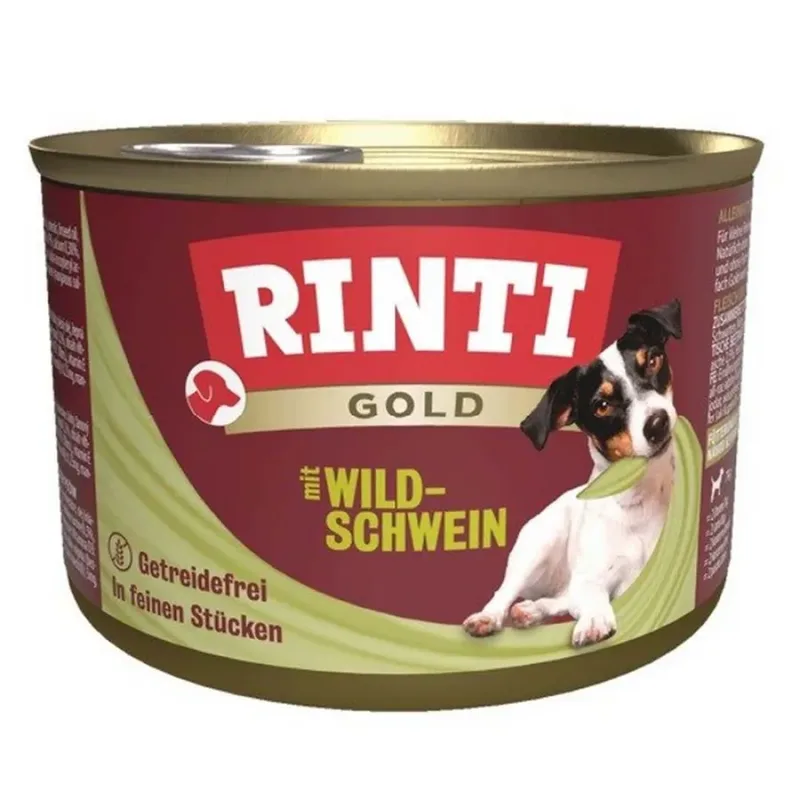 Gold Nassfutter Für Hunde Mit Wildschwein 185g by Rinti – product photo