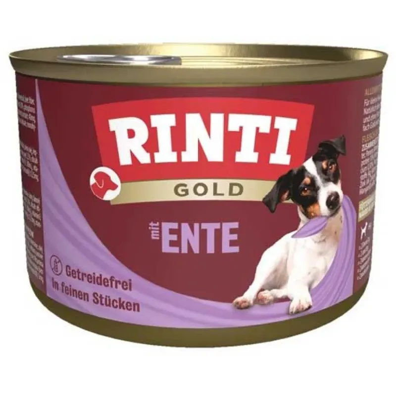 Goud Nat Hondenvoer Met Eend 185g by Rinti – product photo