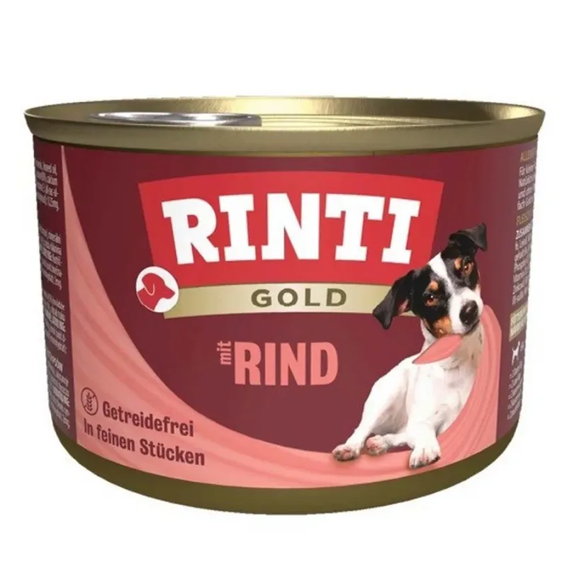 Goud Nat Hondenvoer Met Rundvlees 185g by Rinti – product photo