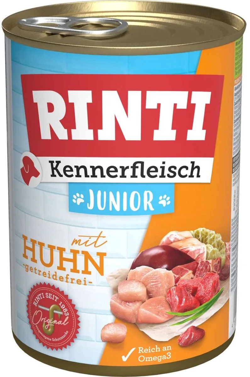 Kennerfleisch Junior 12x400g - Kip de Rinti – photo produit