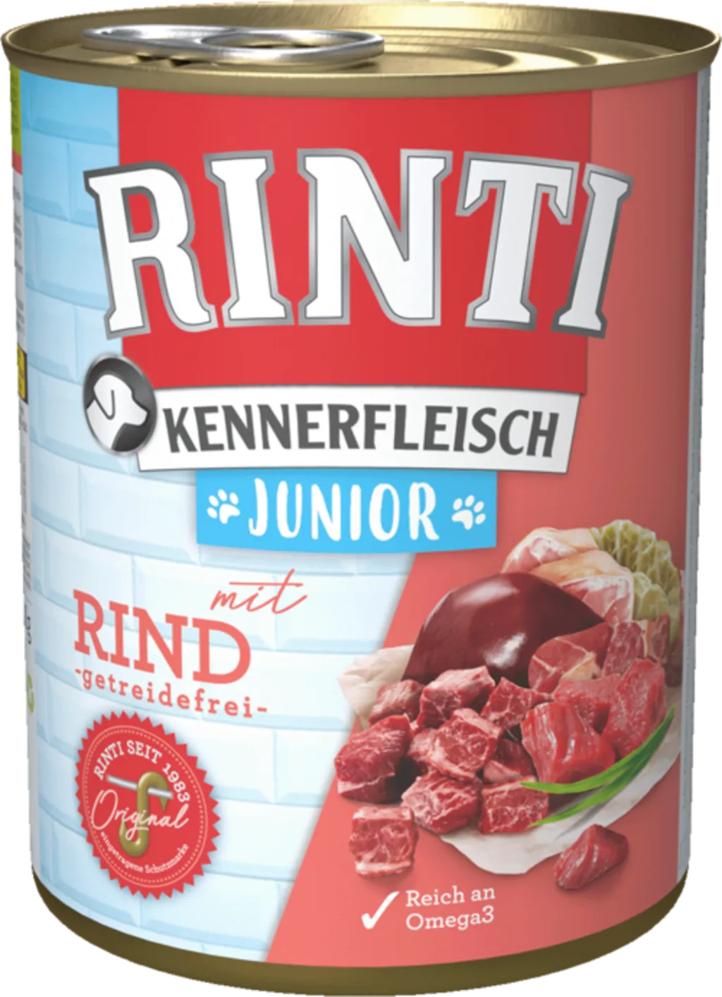 Kennerfleisch Junior Rind - 800 g de Rinti – photo produit