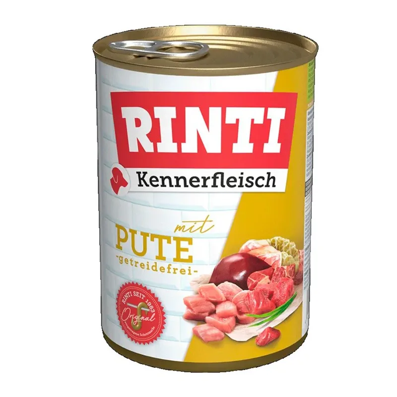 Kennerfleisch Natvoer Voor Honden Met Kalkoen 400 G by Rinti – product photo