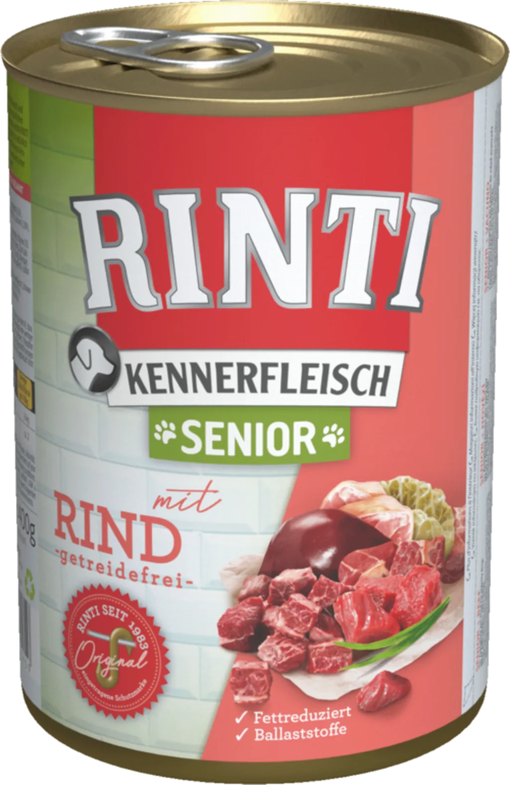 Kennerfleisch Senior 400g, rund van Rinti – productfoto