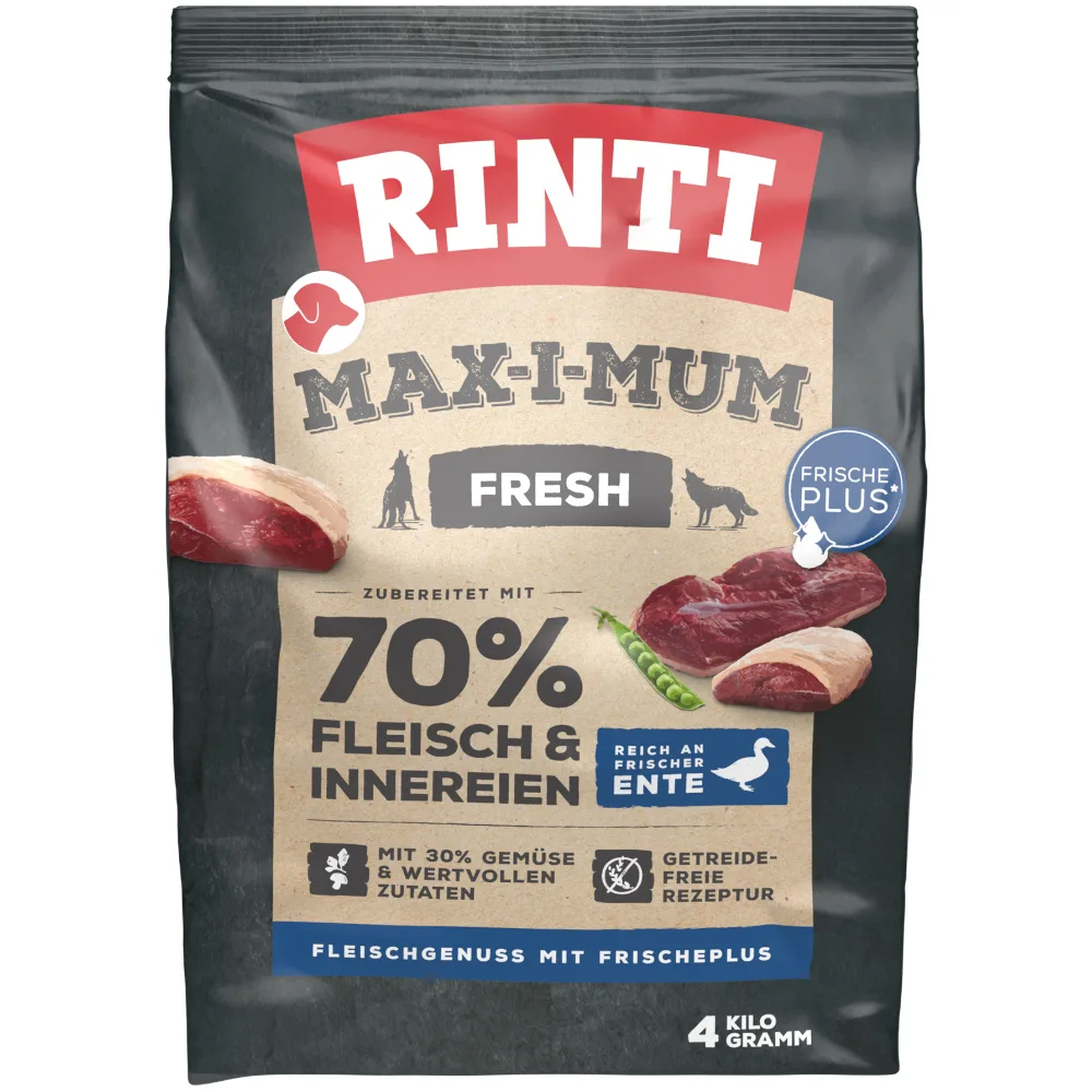 Max-i-Mum Eend Hondenvoer - 4 kg von Rinti – Produktfoto