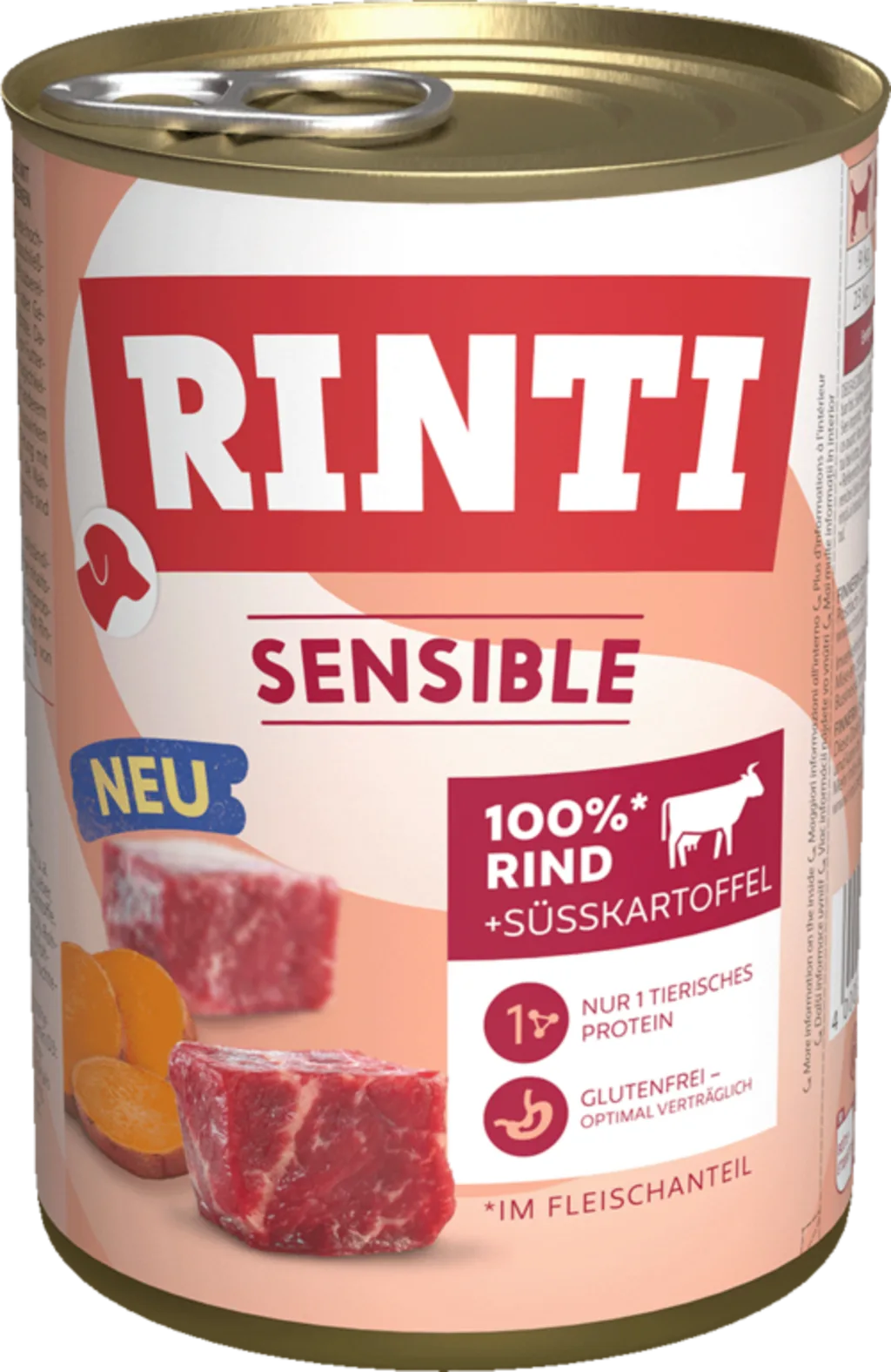 Sensible Dose 400g - Rind+Süßkartoffel by Rinti – product photo