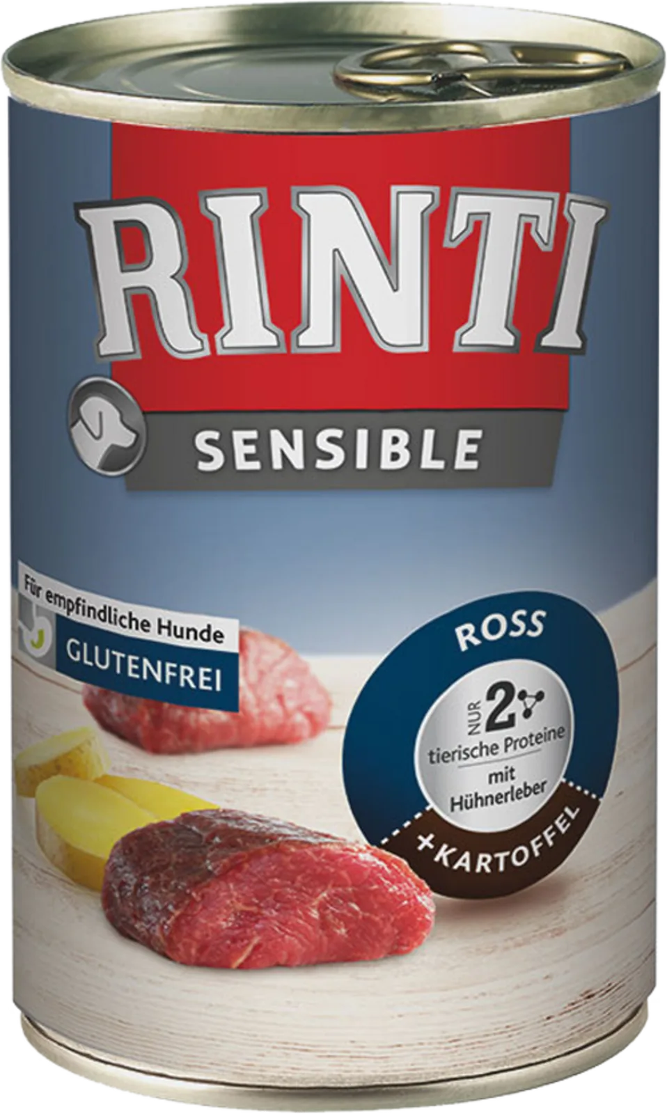 Sensible Dose 400g - Ross+Hühnerleber+Kartoffel by Rinti – product photo